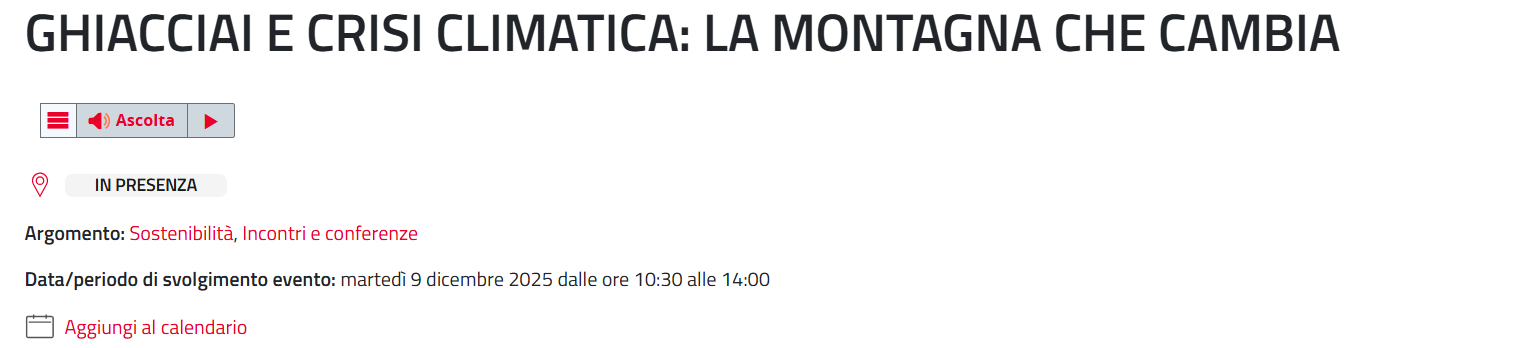 Ghiacciai e crisi climatica: la montagna che cambia